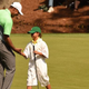Tiger Woods celebrates with daughter Sam Alexis during the Par 3 Contest April 8, 2015, at Augusta National Golf Club in Augusta, Ga.
TIMOTHY A. CLARY/AFP/Getty Images